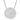 Indulgence - Rhodium Crystal Circle Necklace
