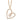 Indulgence - Gold CZ Heart Necklace