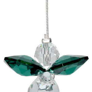 Classic Crystal - Guardian Angel - Emerald