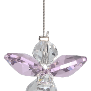 Classic Crystal - Guardian Angel - Rose
