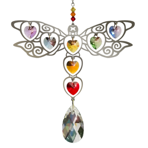 Pure Radiance - Dragonfly - Rainbow - Large