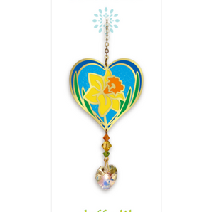 Birthmonth Flower Suncatcher - Daffodil - March