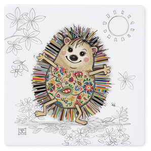Bug Art Coaster - Hattie Hedgehog