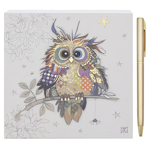 Bug Art Memo Block - Otto Owl