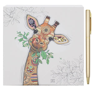 Bug Art Memo Block - Gina Giraffe
