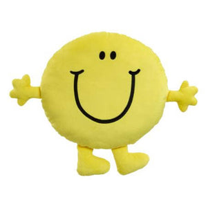Mr Men Mr Happy Cushion