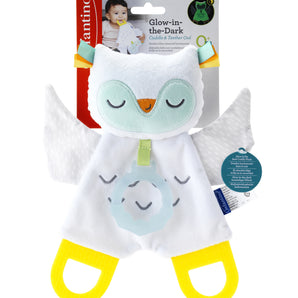 Infantino Glow-In-The-Dark Cuddly Pal with Teether - Owl