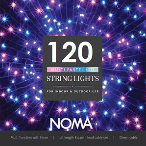Noma - 120 Pastel Multifunction String Lights