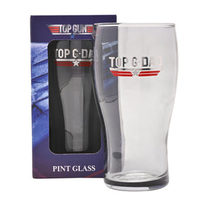 Top Gun Pint Glass - Top G-Dad