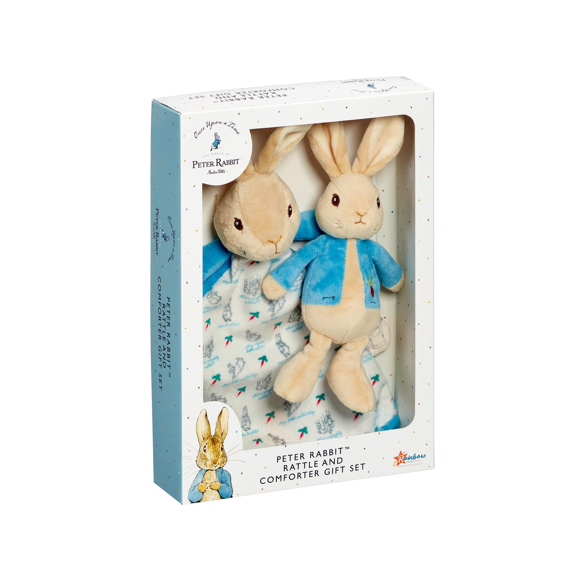 Peter Rabbit Rattle & Comfort Blanket Gift Set – Plymouth Garden Centre