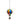 Large Solar Hot Air Balloon - Blue & Gold