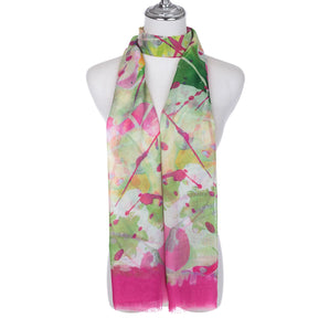 Park Lane Pink Floral Scarf