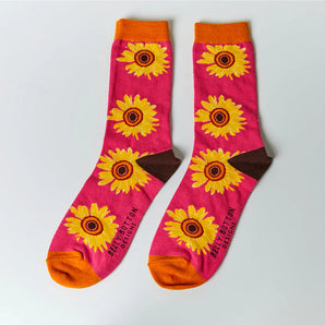 Bamboo Socks - Sunflowers