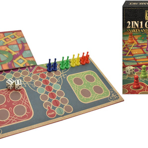 MY 2-In-1 Game Set - Snakes & Ladders And Ludo