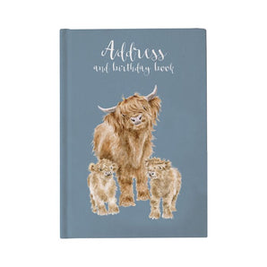 'The Highlander' Highland Cow Address Book