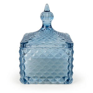 Candlelight - Square Embossed Candle Jar – Tianshui Blue