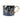 Candlelight - Straight Sided Mug with Gold Handle - Garden Blooms Blue