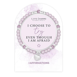 Affirmation Bracelet - 'I Choose to Try'