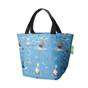 Lightweight Foldable Lunch Bag Whimsy Ducks