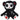 Gus Fink Gooli Plush - Grim The Stitch Bear Black
