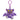 Gus Fink Plush Clip - Boris The Bat Purple