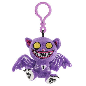 Gus Fink Plush Clip - Boris The Bat Purple