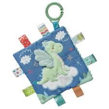 Taggies Dragon Crinkle Me Baby Book Toy