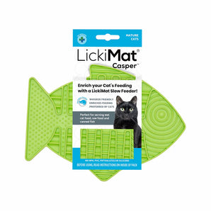 LickiMat Casper Green Cat 22cm