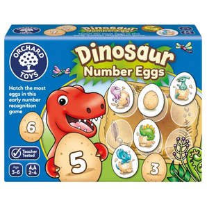 Dinosaur Number Eggs Puzzle Game