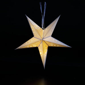 Noma - 40cm Paper Stardust - 15 Warm White LEDS