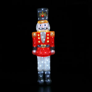 Noma - Acrylic Nutcracker with Red Jacket 93cm