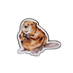 Beaver Pin Badge - The Arborist