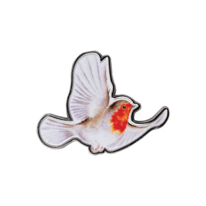 Robin Pin Badge  - Flying Robin