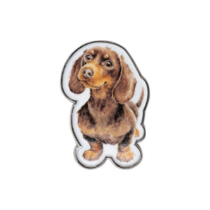 Dog Pin Badge - Little Sausage