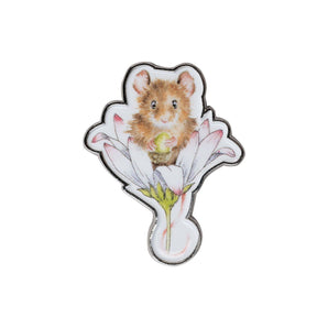 Mouse Pin Badge - Oops a Daisy