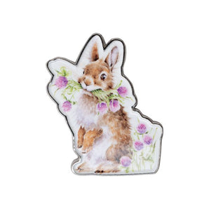 Rabbit Pin Badge - Head Clover Heels