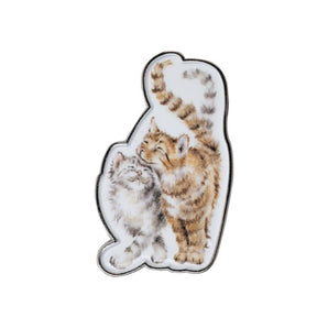 Cat Pin Badge - Feline Good