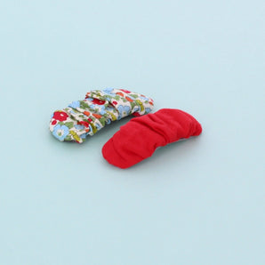 Set of 2 Polly Hair Clips - Red/ Green