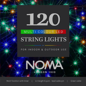 Noma - 120 Multicolour Multifunction String Lights