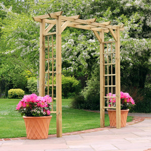 Twilight Garden Arch - Adjustable Wooden Arch