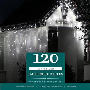 Noma - 120 White Multifunction Jack Frost Icicles